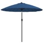 Sombrilla de jardín con palo de aluminio azul azure 270 cm de , Sombrillas - Ref: Foro24-47311, Precio: 76,77 €, Descuento: %