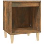 Mesita de noche roble ahumado 40x35x50 cm de , Mesitas de noche - Ref: Foro24-821868, Precio: 34,58 €, Descuento: %