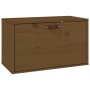 Armario de pared madera maciza de pino marrón miel 60x30x35 cm de , Estantes y estanterías - Ref: Foro24-818353, Precio: 56,6...
