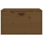 Armario de pared madera maciza de pino marrón miel 60x30x35 cm de , Estantes y estanterías - Ref: Foro24-818353, Precio: 56,6...