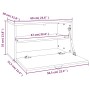 Armario de pared madera maciza de pino marrón miel 60x30x35 cm de , Estantes y estanterías - Ref: Foro24-818353, Precio: 56,6...