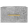 Mesitas de noche de pared 2 uds color gris hormigón 35x35x20 cm de , Taquillas y armarios de almacenamiento - Ref: Foro24-829...