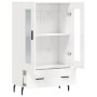 Aparador alto madera de ingeniería blanco brillo 69,5x31x115 cm de , Aparadores - Ref: Foro24-828318, Precio: 99,11 €, Descue...