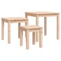 Mesas apilables 3 unidades madera maciza de pino de , Mesas auxiliares - Ref: Foro24-824973, Precio: 77,54 €, Descuento: %