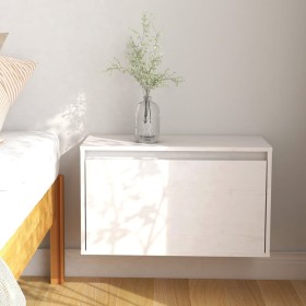 Armario de pared madera maciza de pino blanco 60x30x35 cm de , Estantes y estanterías - Ref: Foro24-813447, Precio: 57,10 €, ...