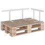 Respaldo para sofá de palets 110 cm hierro blanco de , Accesorios para muebles de jardín - Ref: Foro24-315792, Precio: 50,03 ...