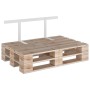 Respaldo para sofá de palets 110 cm hierro blanco de , Accesorios para muebles de jardín - Ref: Foro24-315792, Precio: 50,03 ...