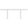 Respaldo para sofá de palets 110 cm hierro blanco de , Accesorios para muebles de jardín - Ref: Foro24-315792, Precio: 50,03 ...