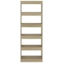Estantería/divisor madera ingeniería roble Sonoma 60x30x166 cm de , Librerías y estanterías - Ref: Foro24-811676, Precio: 77,...