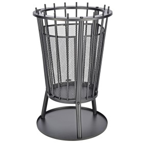 HI Brasero de jardín antichispas negro 40x61 cm de , Chimeneas - Ref: Foro24-429151, Precio: 66,19 €, Descuento: %