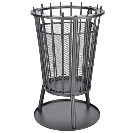 HI Brasero de jardín antichispas negro 40x61 cm de , Chimeneas - Ref: Foro24-429151, Precio: 66,19 €, Descuento: %