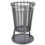 HI Brasero de jardín antichispas negro 40x61 cm de , Chimeneas - Ref: Foro24-429151, Precio: 66,19 €, Descuento: %