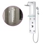 Panel de ducha 25x43x110 cm plateada de , Boquillas de chorro para bañeras y duchas - Ref: Foro24-151421, Precio: 189,74 €, D...