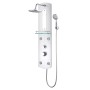 Panel de ducha 25x43x110 cm plateada de , Boquillas de chorro para bañeras y duchas - Ref: Foro24-151421, Precio: 189,74 €, D...