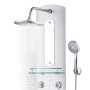 Panel de ducha 25x43x110 cm plateada de , Boquillas de chorro para bañeras y duchas - Ref: Foro24-151421, Precio: 189,74 €, D...