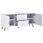 Aparador de MDF blanco 160x40x70 cm de , Aparadores - Ref: Foro24-247305, Precio: 234,76 €, Descuento: %