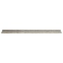 Estantes de pared 4 unidades gris hormigón 100x9x3 cm de , Estantes y estanterías - Ref: Foro24-326707, Precio: 41,39 €, Desc...