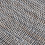 Alfombra de exterior de tejido plano marrón y azul 140x200 cm de , Alfombras - Ref: Foro24-340817, Precio: 44,21 €, Descuento: %