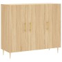 Aparador de madera de ingeniería roble Sonoma 90x34x80 cm de , Aparadores - Ref: Foro24-828095, Precio: 86,44 €, Descuento: %