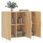 Aparador de madera de ingeniería roble Sonoma 90x34x80 cm de , Aparadores - Ref: Foro24-828095, Precio: 86,44 €, Descuento: %