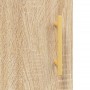 Aparador de madera de ingeniería roble Sonoma 90x34x80 cm de , Aparadores - Ref: Foro24-828095, Precio: 86,44 €, Descuento: %