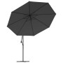Sombrilla voladiza con poste de aluminio gris antracita 350 cm de , Sombrillas - Ref: Foro24-44505, Precio: 120,19 €, Descuen...