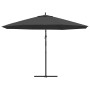 Sombrilla voladiza con poste de aluminio gris antracita 350 cm de , Sombrillas - Ref: Foro24-44505, Precio: 120,19 €, Descuen...