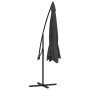 Sombrilla voladiza con poste de aluminio gris antracita 350 cm de , Sombrillas - Ref: Foro24-44505, Precio: 120,19 €, Descuen...