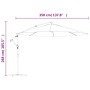 Sombrilla voladiza con poste de aluminio gris antracita 350 cm de , Sombrillas - Ref: Foro24-44505, Precio: 120,19 €, Descuen...