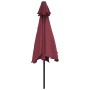 Sombrilla de jardín con palo de metal rojo burdeos 300 cm de , Sombrillas - Ref: Foro24-313752, Precio: 82,49 €, Descuento: %