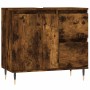 Armario de baño madera contrachapada roble ahumado 65x33x60 cm de , Tocadores de baño - Ref: Foro24-831601, Precio: 80,79 €, ...
