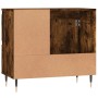 Armario de baño madera contrachapada roble ahumado 65x33x60 cm de , Tocadores de baño - Ref: Foro24-831601, Precio: 80,79 €, ...