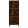 Aparador de madera de ingeniería roble ahumado 34,5x32,5x90 cm de , Aparadores - Ref: Foro24-828713, Precio: 45,05 €, Descuen...