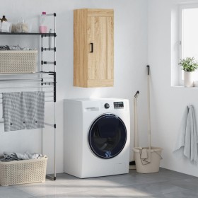 Armario de pared madera ingeniería roble Sonoma 34,5x34x90 cm de , Aparadores - Ref: Foro24-830503, Precio: 49,86 €, Descuent...