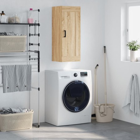 Armario de pared madera ingeniería roble Sonoma 34,5x34x90 cm de , Aparadores - Ref: Foro24-830503, Precio: 49,86 €, Descuent...