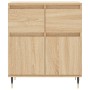 Aparador de madera contrachapada roble Sonoma 60x35x70 cm de , Aparadores - Ref: Foro24-831111, Precio: 84,29 €, Descuento: %