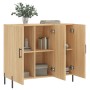 Aparador de madera de ingeniería roble Sonoma 90x34x80 cm de , Aparadores - Ref: Foro24-828119, Precio: 94,17 €, Descuento: %