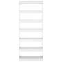 Estantería/divisor madera ingeniería blanco brillo 80x30x198 cm de , Librerías y estanterías - Ref: Foro24-811733, Precio: 13...