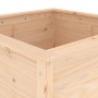 Jardinera madera maciza de pino 82,5x82,5x78 cm de , Maceteros y jardineras - Ref: Foro24-825303, Precio: 125,97 €, Descuento: %