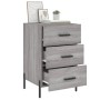 Mesita de noche madera de ingeniería gris Sonoma 40x40x66 cm de , Mesitas de noche - Ref: Foro24-827674, Precio: 71,97 €, Des...