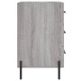 Mesita de noche madera de ingeniería gris Sonoma 40x40x66 cm de , Mesitas de noche - Ref: Foro24-827674, Precio: 71,97 €, Des...