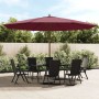 Sombrilla de jardín con poste de madera rojo burdeos 400x273 cm de , Sombrillas - Ref: Foro24-363179, Precio: 132,07 €, Descu...