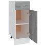 Armario bajo de cocina “Lyon” madera de ingeniería gris de , Armarios de cocina - Ref: Foro24-815568, Precio: 74,03 €, Descue...