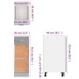 Armario bajo de cocina “Lyon” madera de ingeniería gris de , Armarios de cocina - Ref: Foro24-815568, Precio: 74,03 €, Descue...