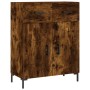 Aparador de madera de ingeniería roble ahumado 69,5x34x90 cm de , Aparadores - Ref: Foro24-827985, Precio: 87,95 €, Descuento: %