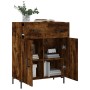 Aparador de madera de ingeniería roble ahumado 69,5x34x90 cm de , Aparadores - Ref: Foro24-827985, Precio: 87,95 €, Descuento: %
