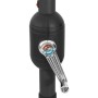 Sombrilla de jardín con luces LED negro 400 cm de , Sombrillas - Ref: Foro24-312536, Precio: 95,54 €, Descuento: %