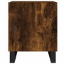 Mesita de noche madera de ingeniería roble ahumado 40x40x50 cm de , Mesitas de noche - Ref: Foro24-827622, Precio: 37,20 €, D...