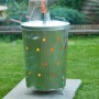 Nature Incinerador de jardín redondo de acero galvanizado 46x72 cm de , Accesorios de jardinería - Ref: Foro24-407109, Precio...