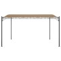 Toldo acero y tela gris taupe 4x3 m 180 g/m² de , Carpas y cenadores - Ref: Foro24-362396, Precio: 204,54 €, Descuento: %